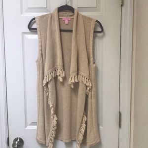 Gold Lilly Pulitzer Sweater Vest